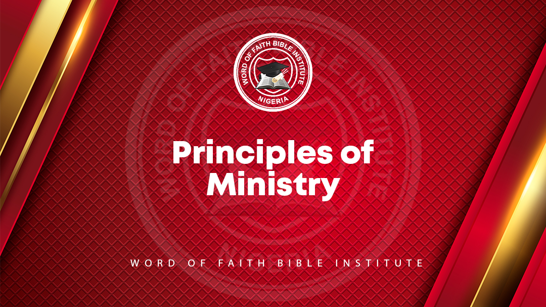 Principles of Ministry