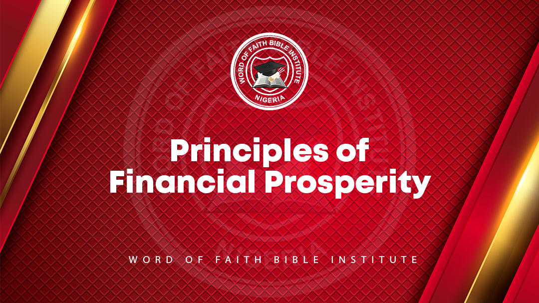 Principles of Financial Prosperity